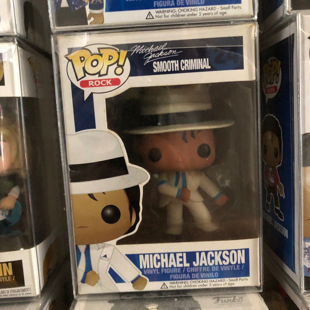 👑 Funko Pop! Rock Michael Jackson Smooth Criminal #24 king of pop musician  Figure 公仔米高積遜, 興趣及遊戲, 玩具& 遊戲類- Carousell