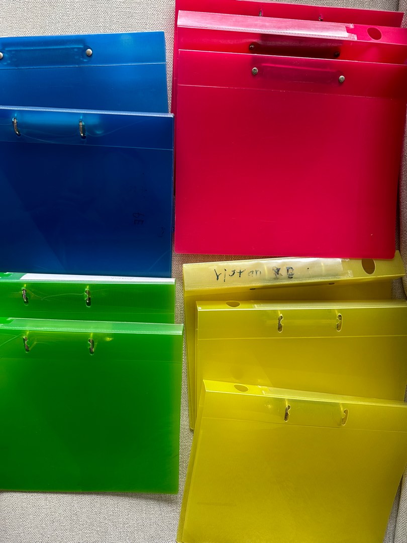 A4 Colored Ring Binder, Hobbies & Toys, Stationery & Craft, Stationery