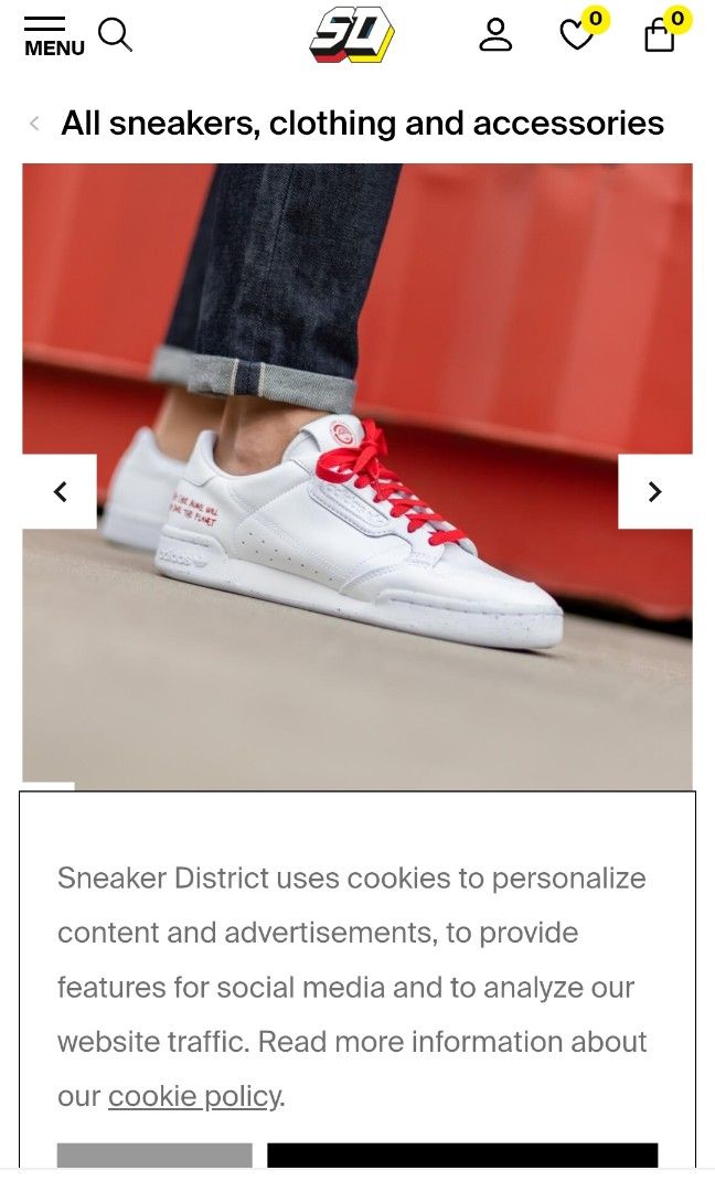Adidas Continental 80 saiz 10.5UK Men s Fashion Footwear