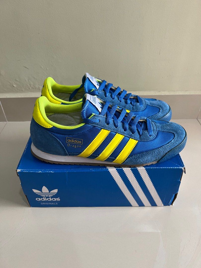 Adidas dragon cheap blau gelb