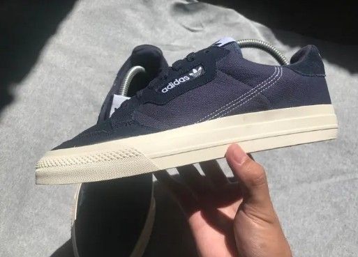 adidas navy blue continental suede vulc Men s Fashion Footwear