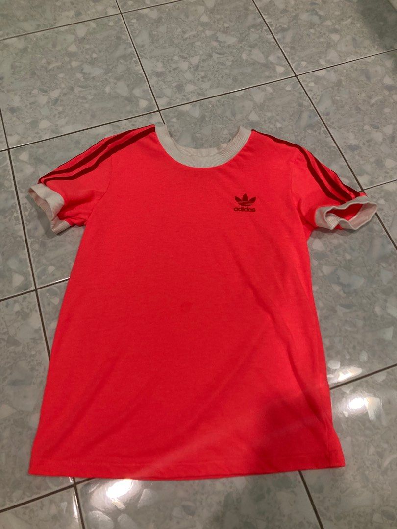Adidas t shop shirt neon pink