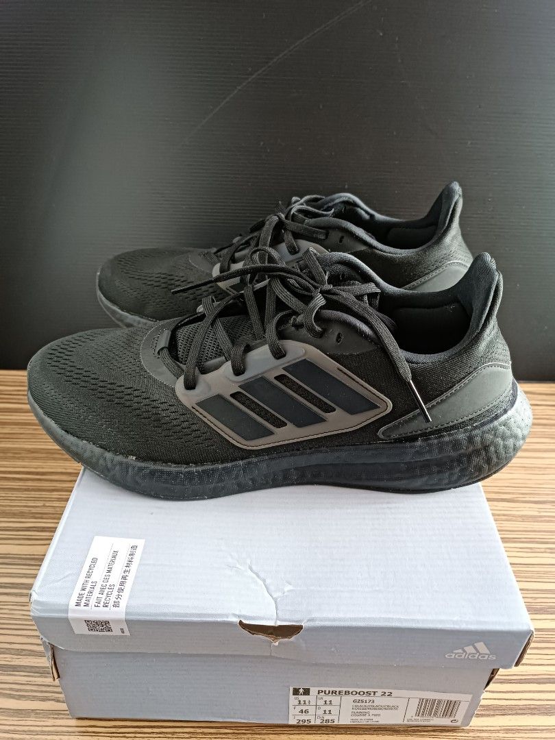 Adidas PUREBOOST 22 Black US11.5 UK11 Men s Fashion Footwear