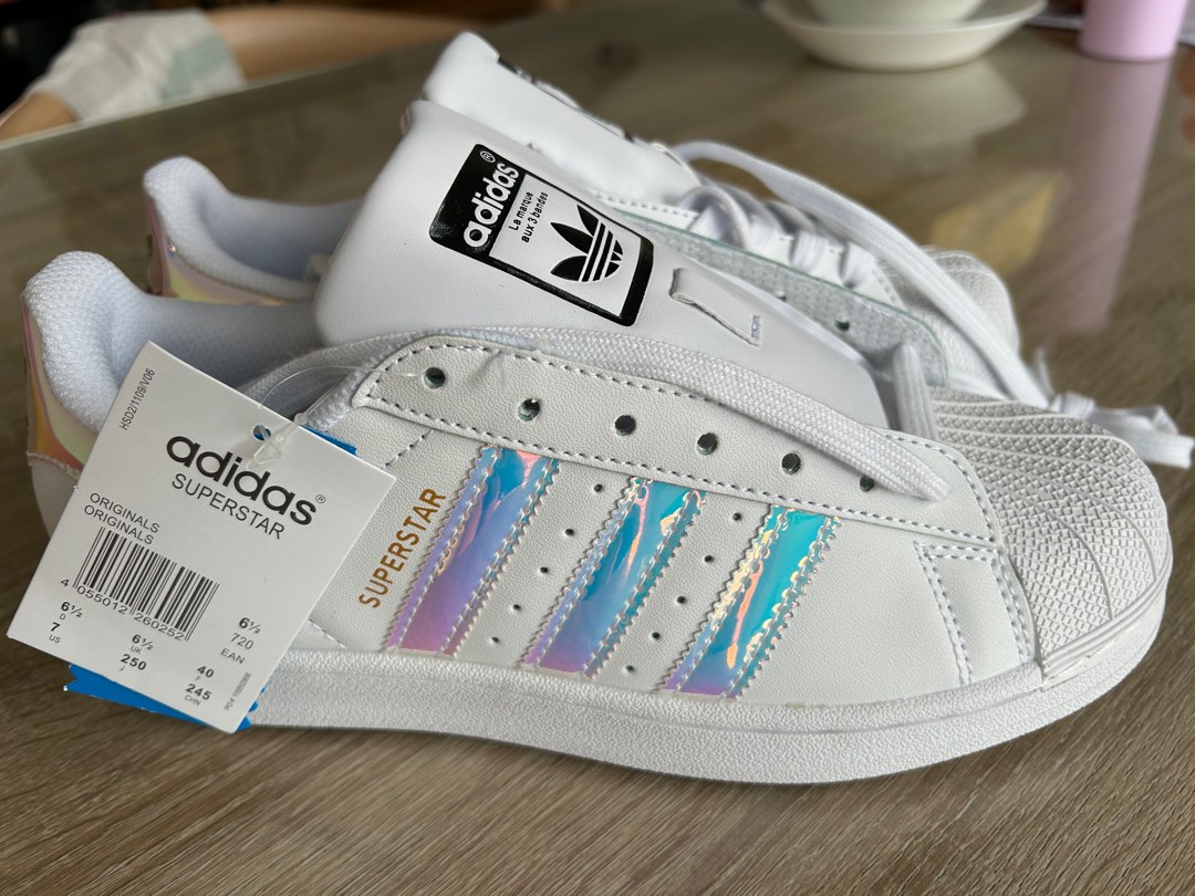 Adidas superstar on sale iridescent 40