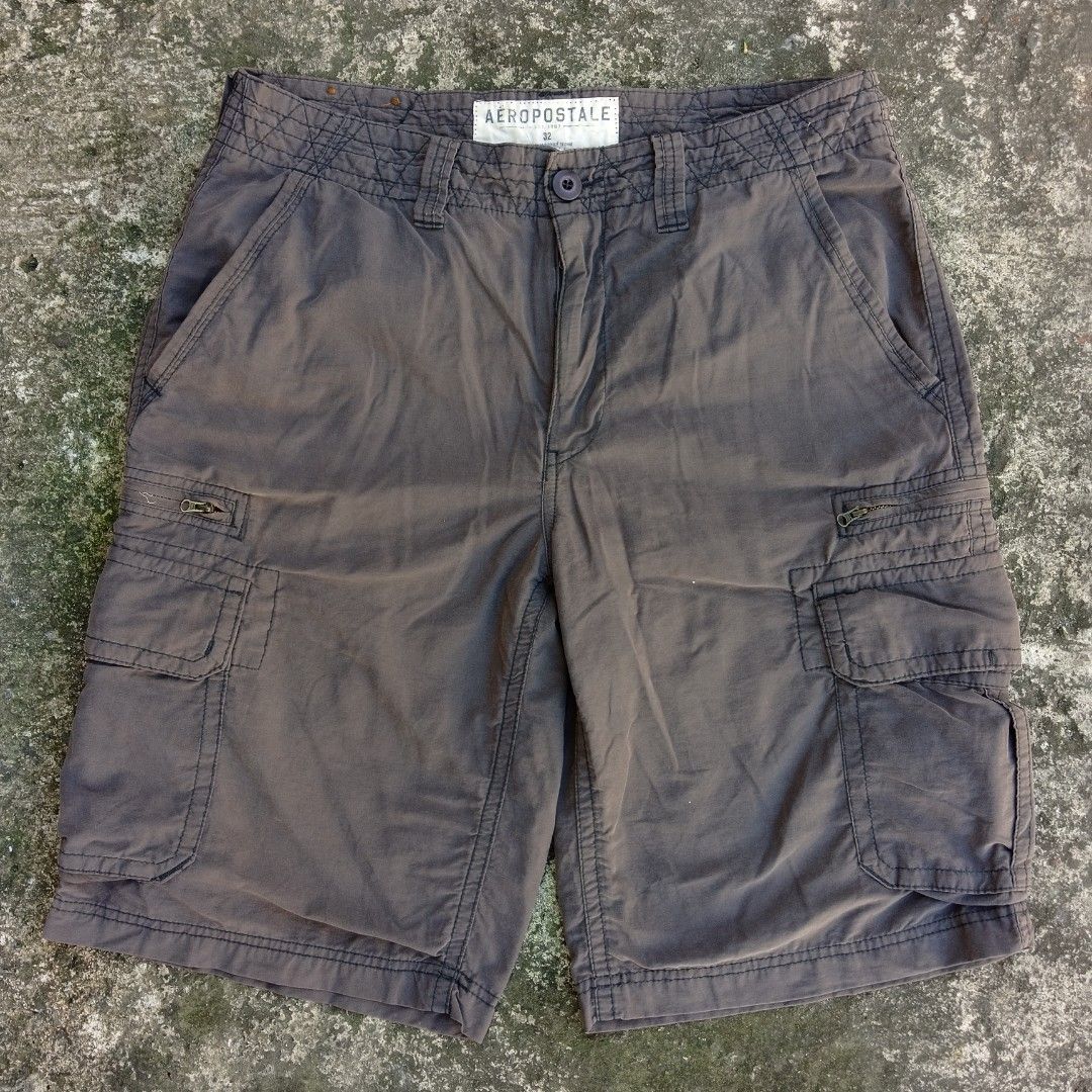Short Cargo Aeropostale Pour Homme - Taille 30, Couleur Beige - Coton, Très Bon état