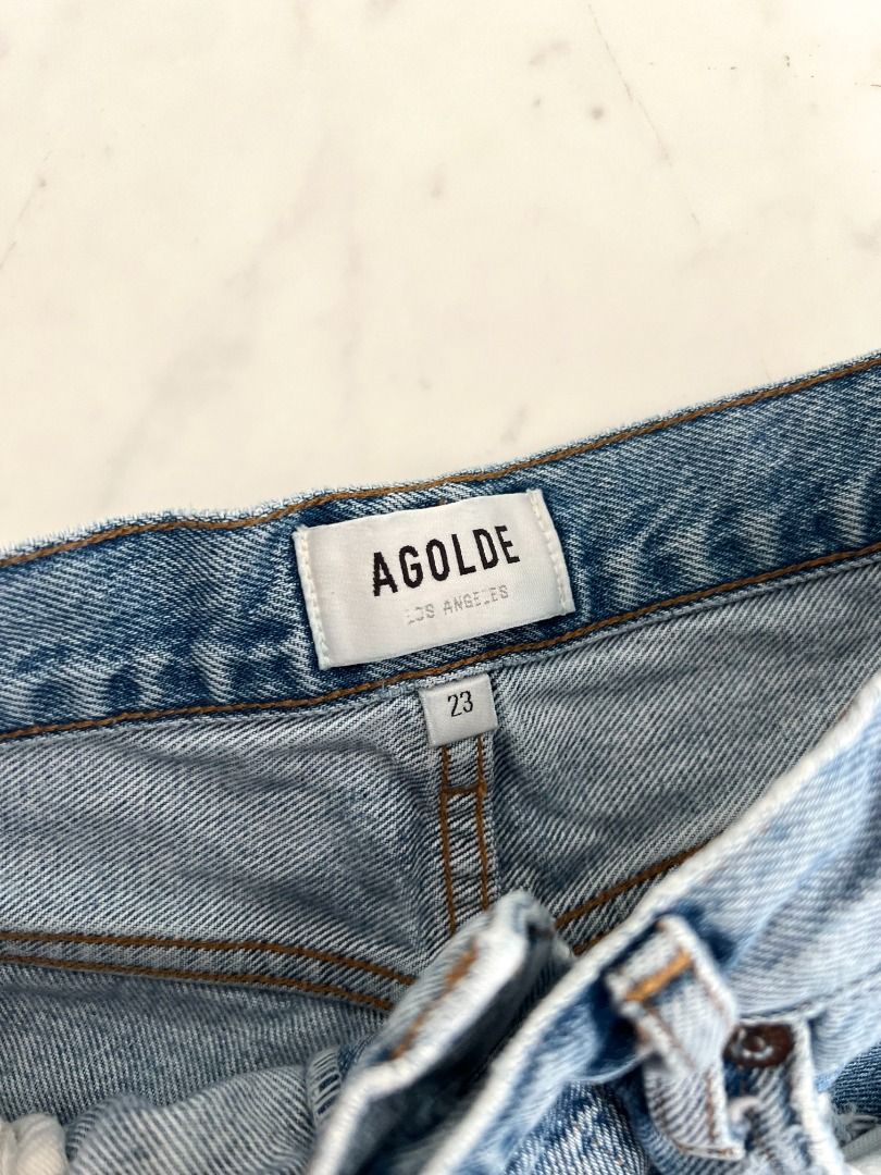 AGOLDE Parker Vintage Cut Off Shorts Denim Jean 23 XS Women s