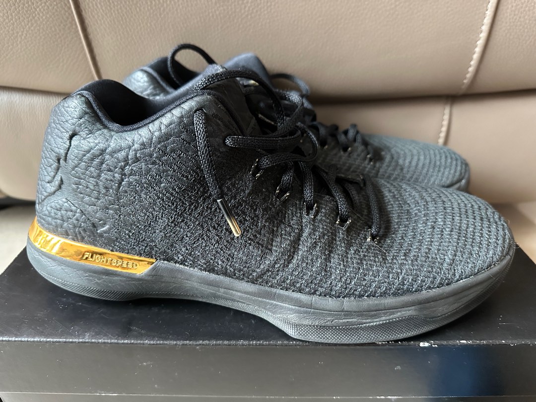 Jordan 31 black and gold hotsell