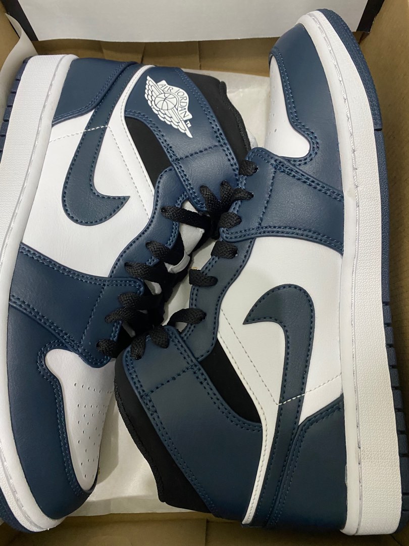 Jordan 1 retro sales mid armory navy