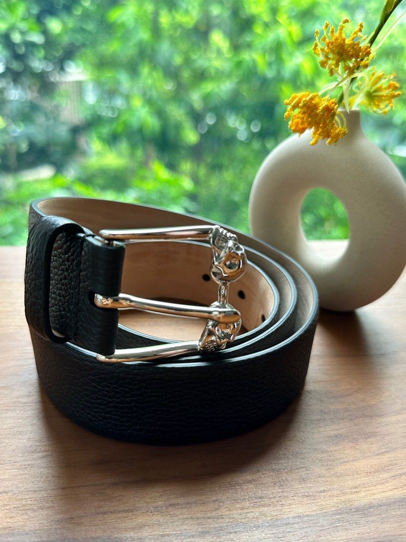 Alexander McQueen Skull Buckle Belt Women s Fashion Watches