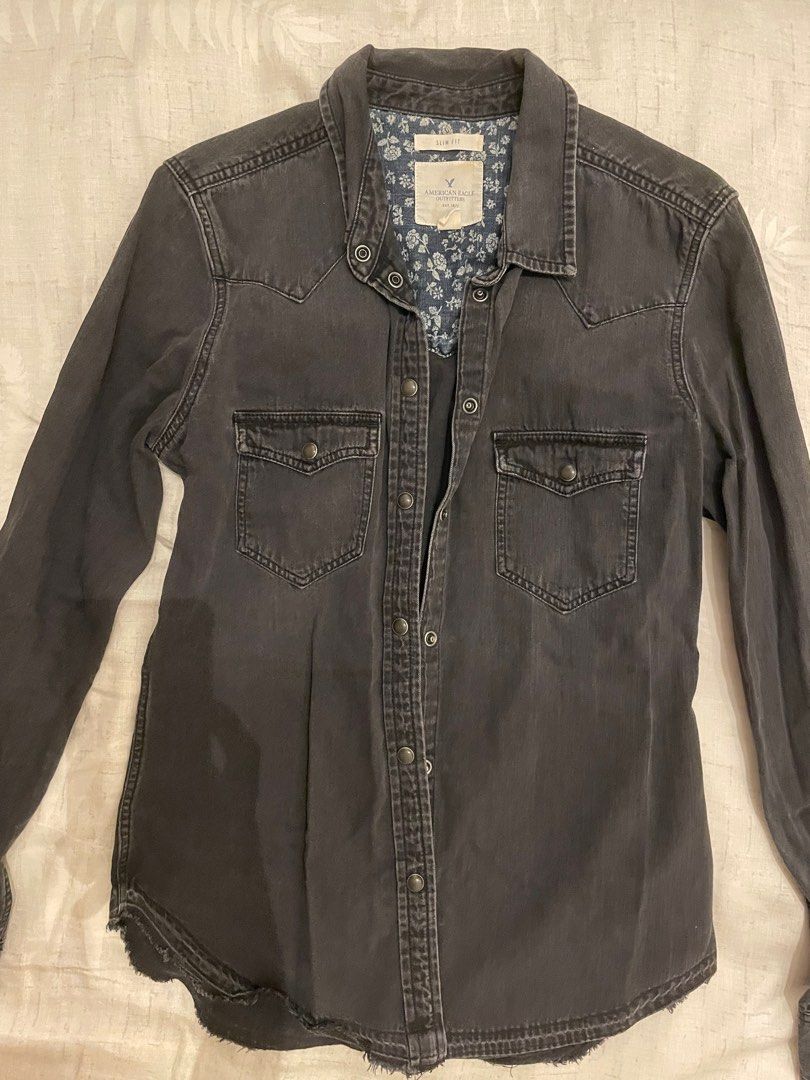 Ae military shirt best sale jacket