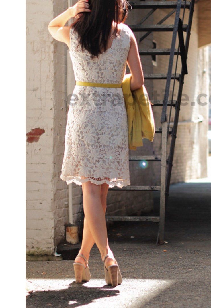 sea blue lace dress Mermaid Strapless Lace Prom Dress With Appliques, Sky Blue / 14 main image 1