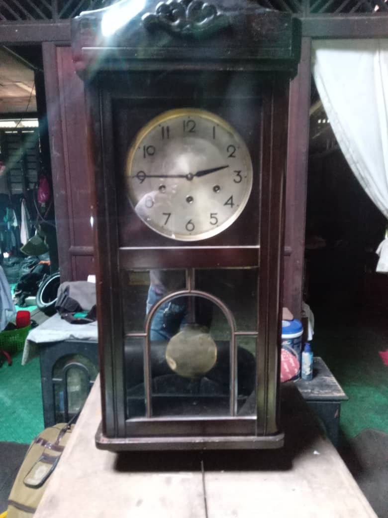 Antique [ FMS ] Friedrich Mauthe Schwenningen German Wall Clock