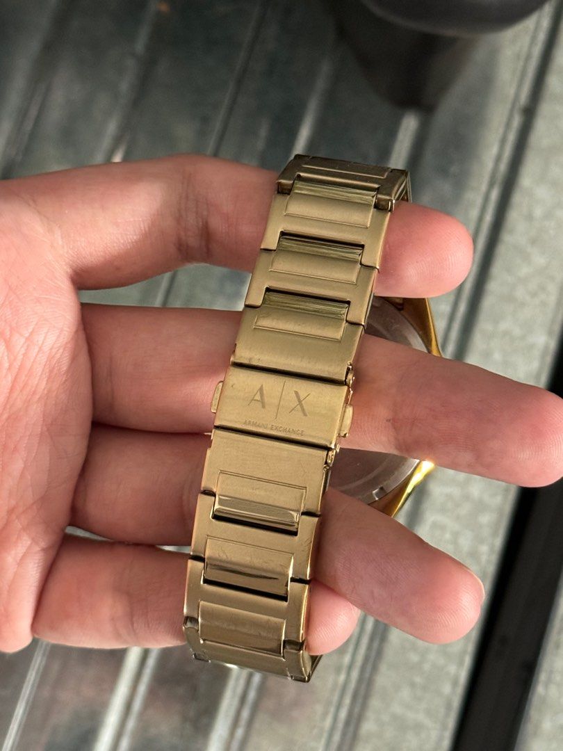 Armani exchange gold watch AX 2619 Men s Fashion Watches