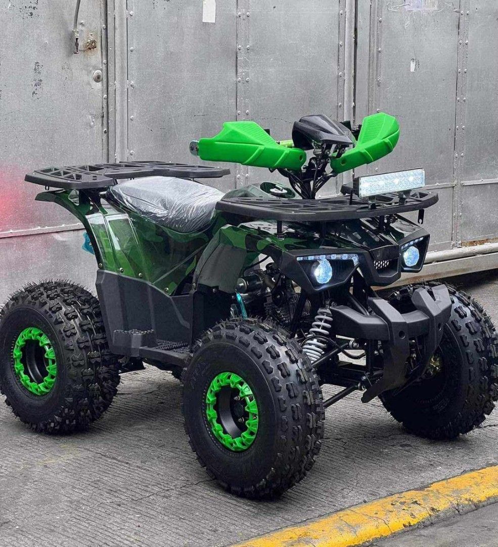 Atv 125ccgas type (Category: Bicycles) located in Manila. Submitted by minidivisoria (Listing ID 1271965205, Image 1). Description: ATV 125cc (GAS TYPE) 125 cc Atv gas type Brand: Displacement : 125 Engine Type 4 Stroke 4x2 Unleaded Gas Max Speed : 70kph Disc Brake weight : 120kilos Weight capacity: 120kilos Battery: 12v Colors: Plain white . PLain red . Plain blue. Plain green. Extreme colors..