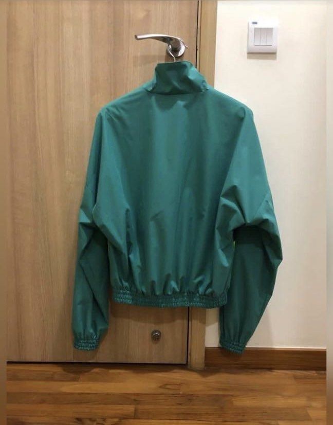 Authentic Gosha Rubchinskiy Panelled Track Jacket Green Forest