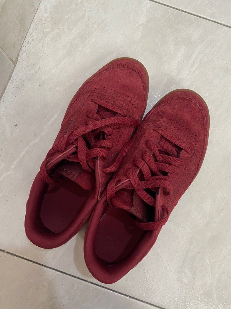 All red hotsell reeboks
