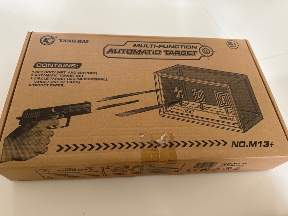 Automatic Target for Guns, Hobbies & Toys, Toys & Games on Carousell