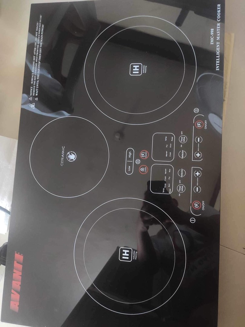 AVANTI INDUCTION COOKER, TV & Home Appliances, Kitchen Appliances