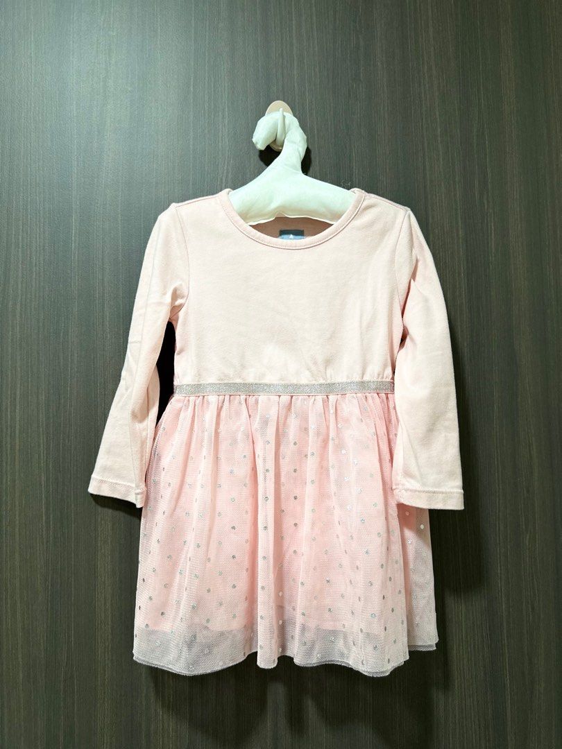 Baby gap pink hot sale dress