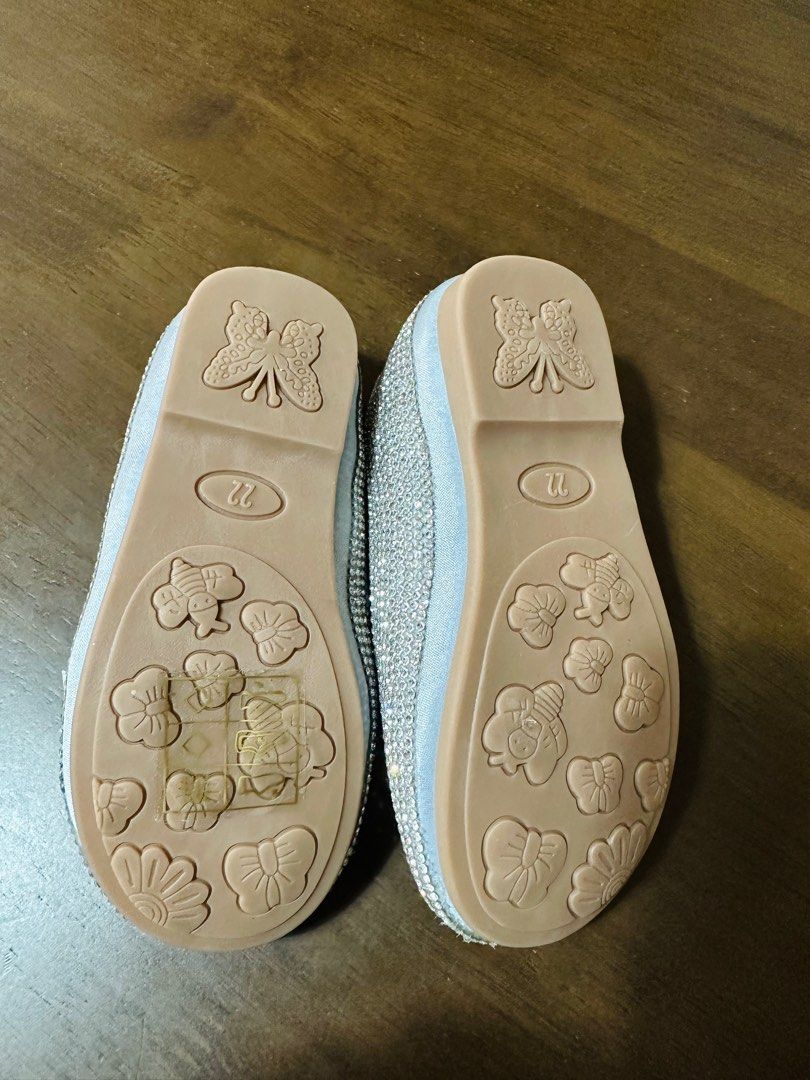 Baby Girl Silver Princess Shoes, Babies & Kids, Babies & Kids Fashion ...