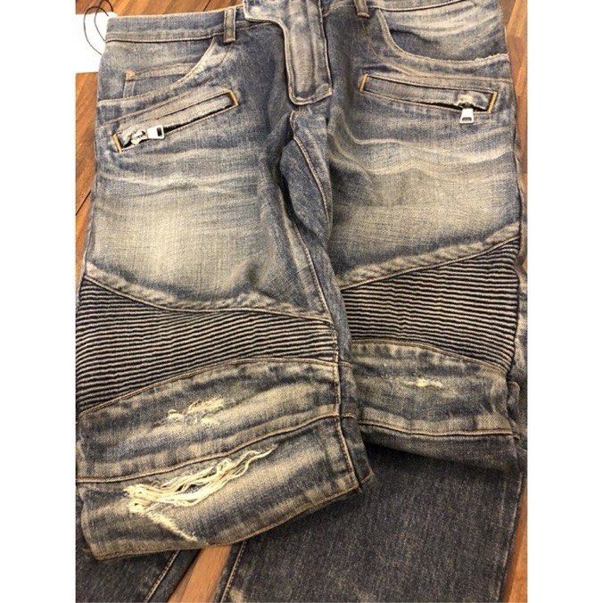Balmain JEANS BIKER HOMME