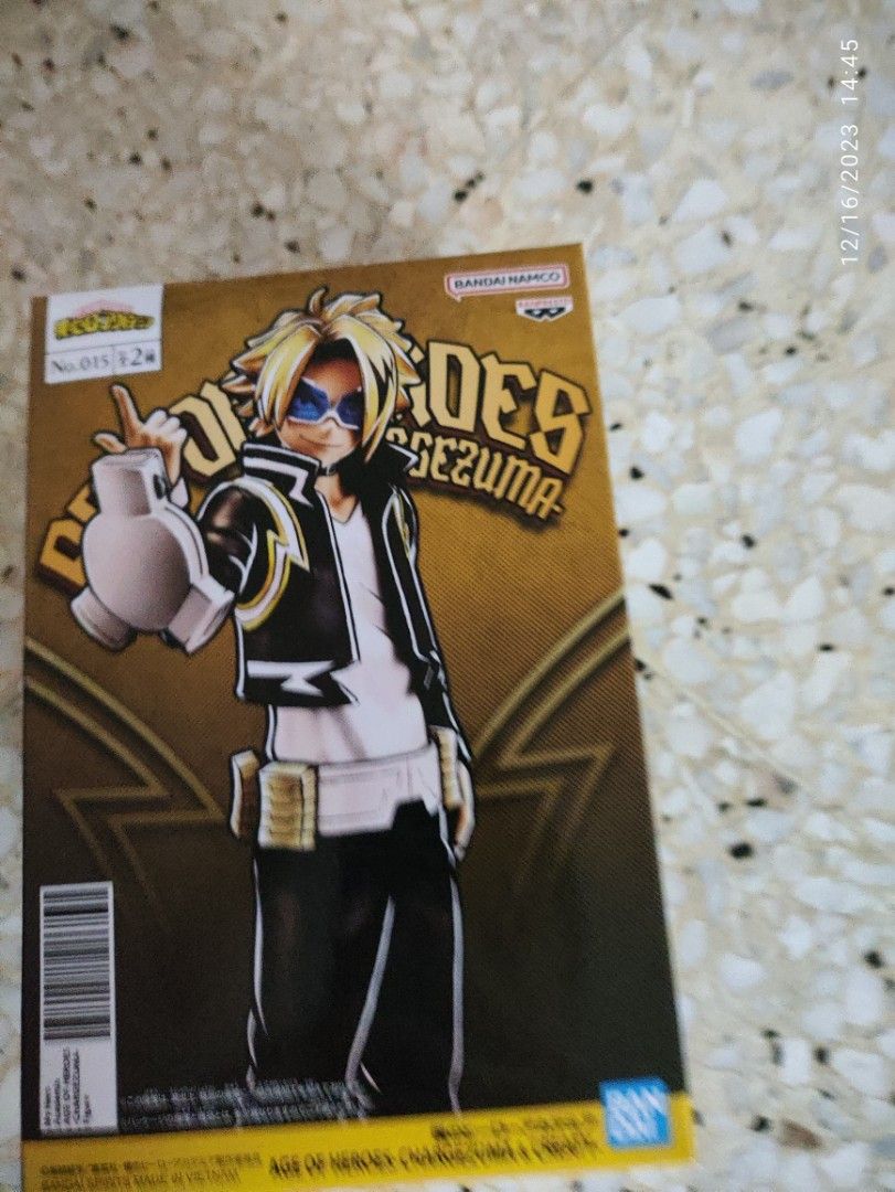 Banpresto Boku No Hero Academia Age of Heroes Kaminari Denki Anime Figure Figurine Statue Kuji DXF Artfx (Category: Toy Figures) located in Singapore. Submitted by ToysInc (Listing ID 1272076795, Image 1). Description: .