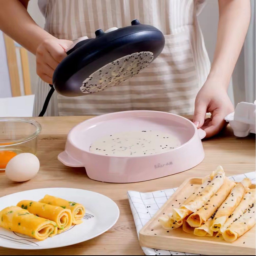 Electric Eggs Cake Pie Maker Breakfast Baking Frying Pan Roller Cake Machine