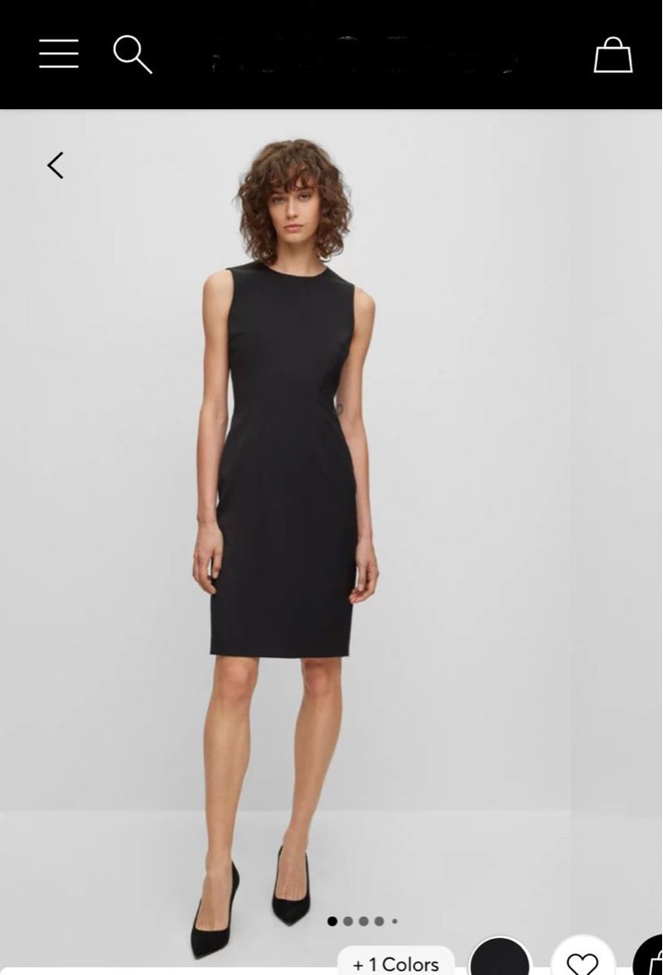 Black shift cheap work dress