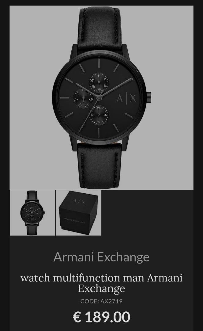 Armani exchange ax 2719 sales