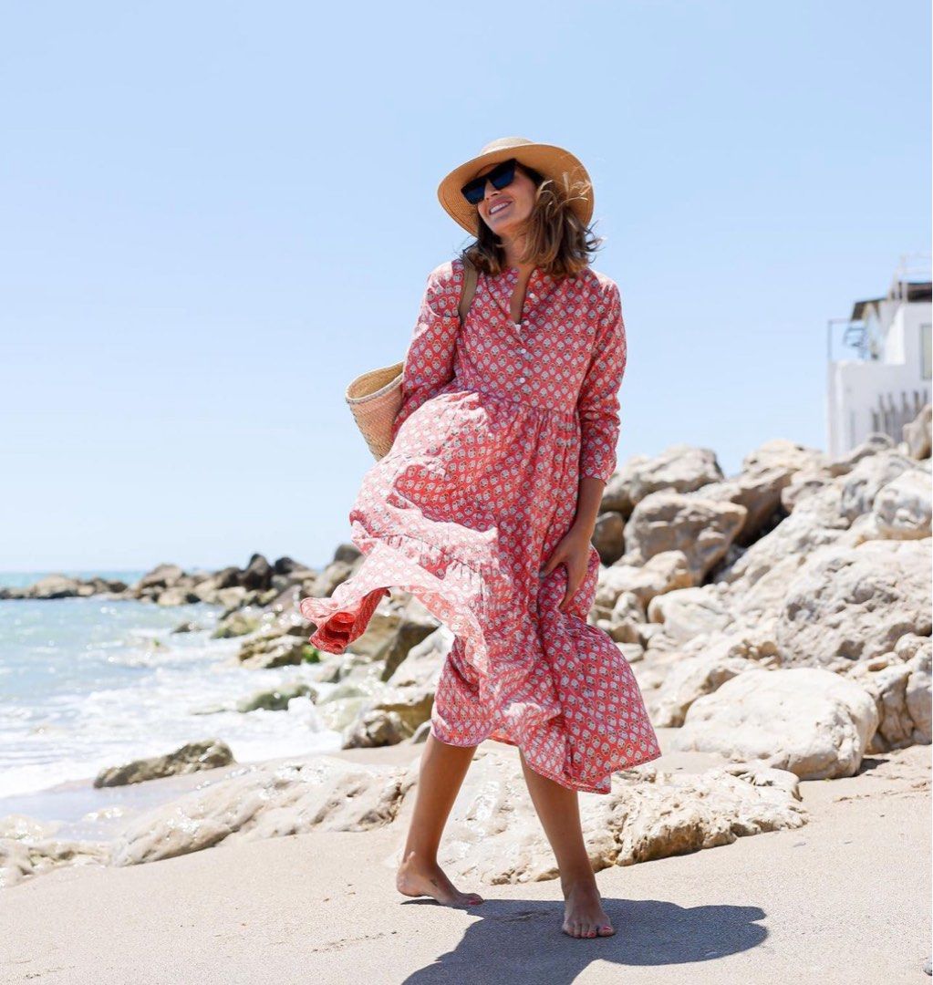 BNWT MyMamis Formentera Block Print Dress, Women's Fashion, Dresses & Sets,  Dresses on Carousell