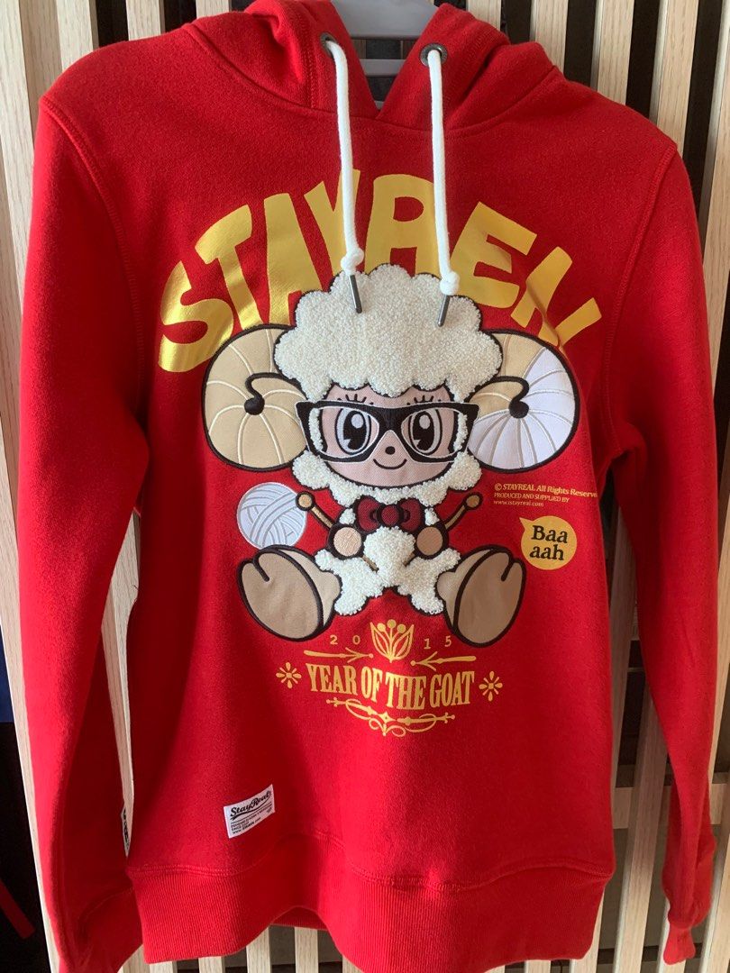 BNWT STAYREAL Year of Goat authentic hoodie Men s Fashion Tops