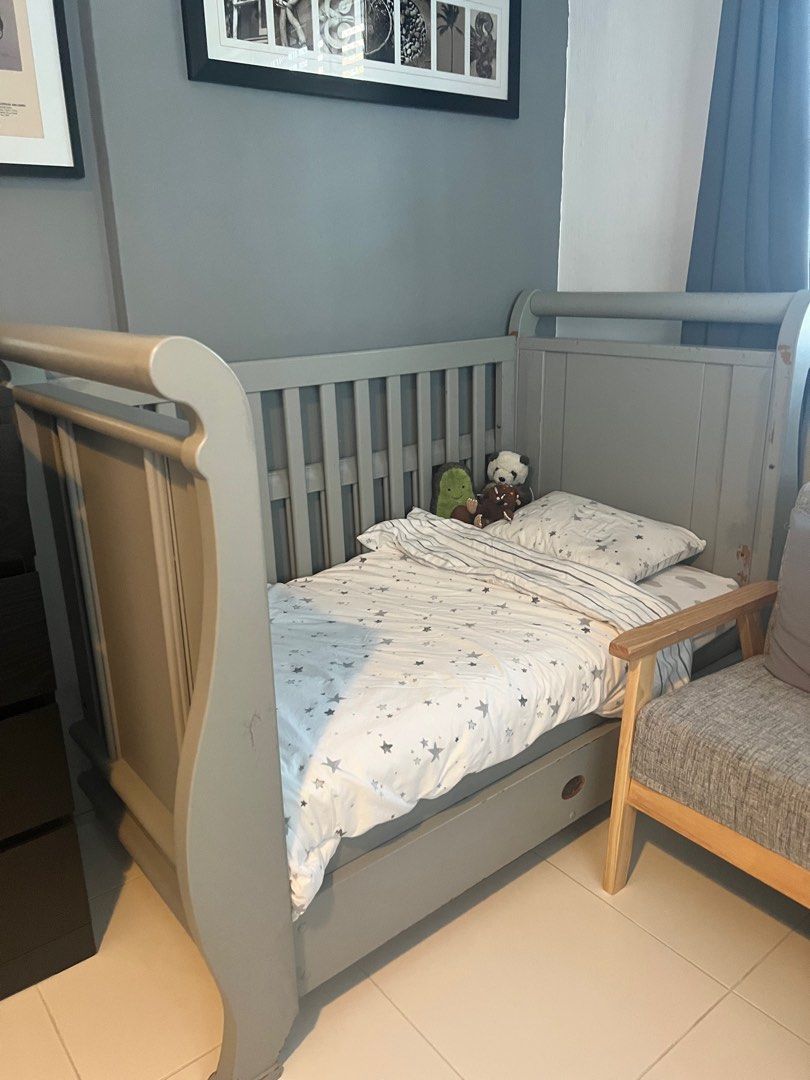 Boori Country Sleigh Cot Bed, Babies & Kids, Baby Nursery & Kids Furniture, Cots & Cribs on