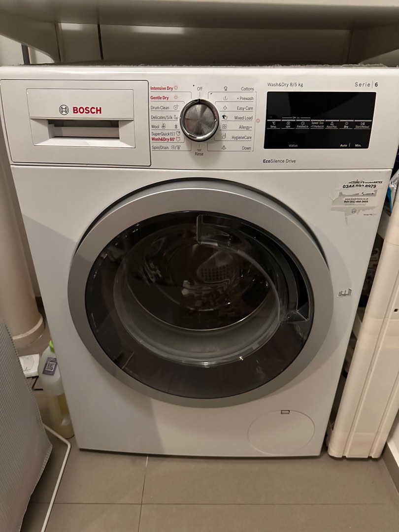 Bosch washer dryer series 6, TV & Home Appliances, Washing Machines and