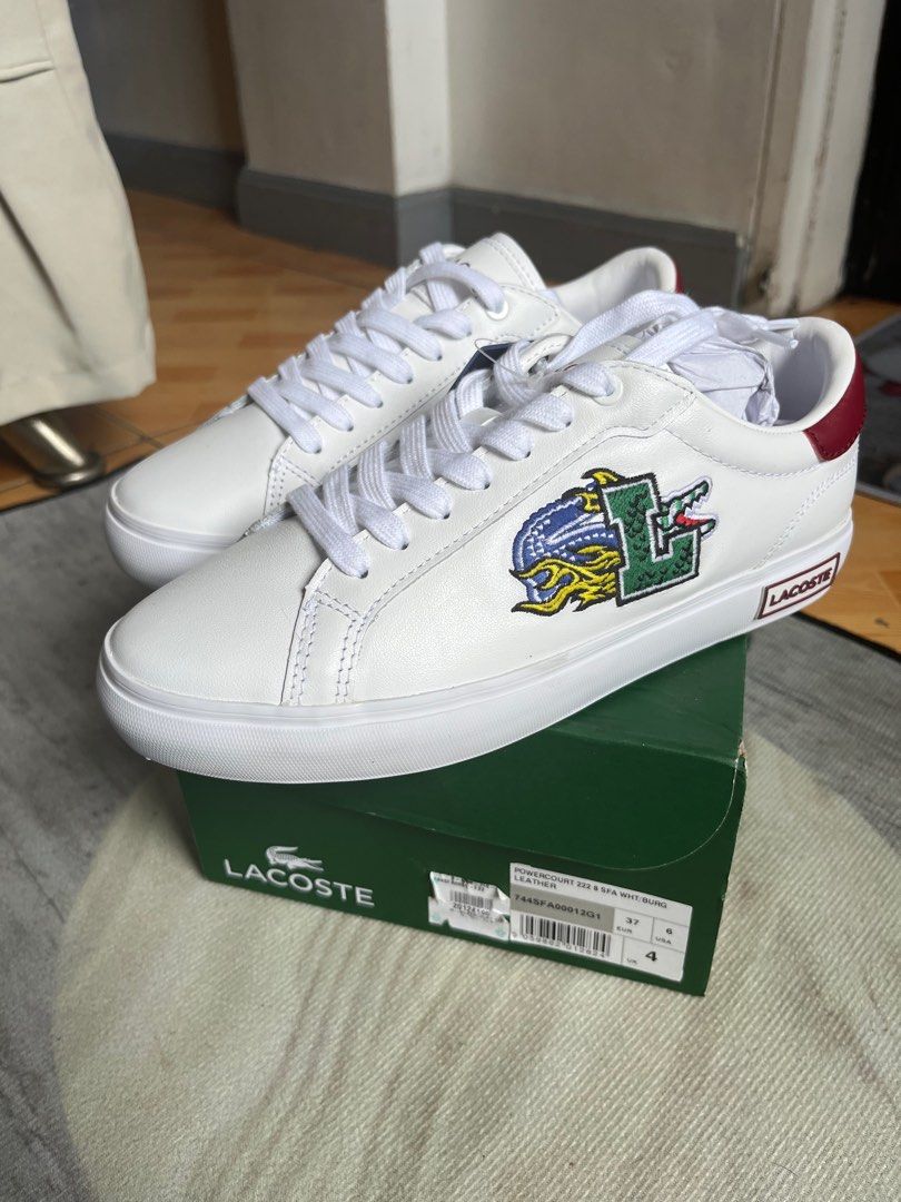 Brand New Lacoste Women s Powercourt Leather Sneaker Women s