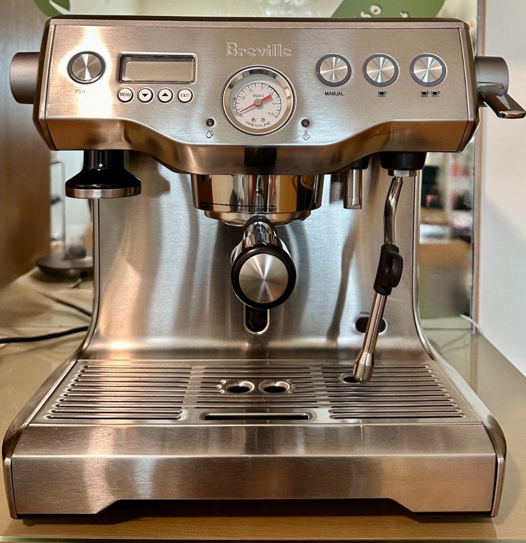 Breville BES920 Dual Boiler + Dual wall filter set + Breville Steel