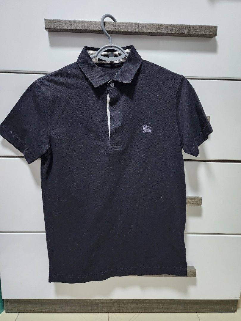 Burberry black label size 1 black polo T shirt