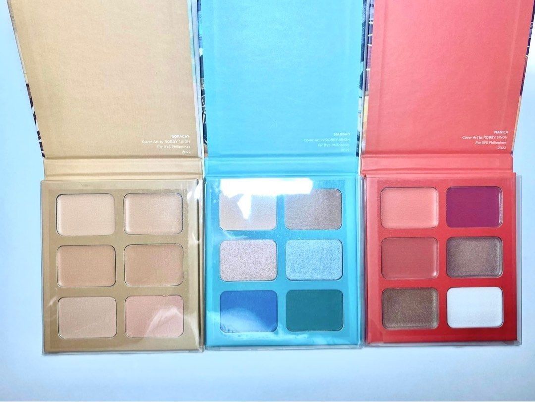 BYS MAKEUP SALE (Category: Makeup) located in Bulacan. Submitted by nrkivee (Listing ID 1272184719, Image 2). Description: — from enhypen with bys makeup kit — have a lot of selling proofs (from twitter and shopee) — all sealed and unused — can take all for ₱3,500 — boracay palette (foundation and concealer)- ₱350 (orig price- ₱999) — siargao palette (eyeshadow)- ₱350 (orig price- ₱899) — manila palette (blush and highlights)- ₱350 (orig price- ₱