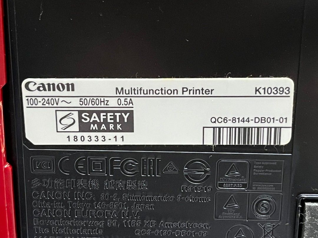 Canon Pixma coloured Printer k10393, Computers & Tech, Printers