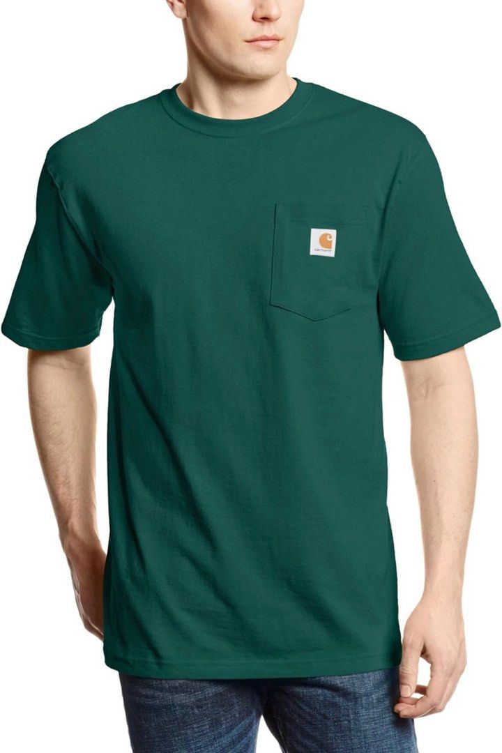 carhartt men's pocket short sleeve t shirt