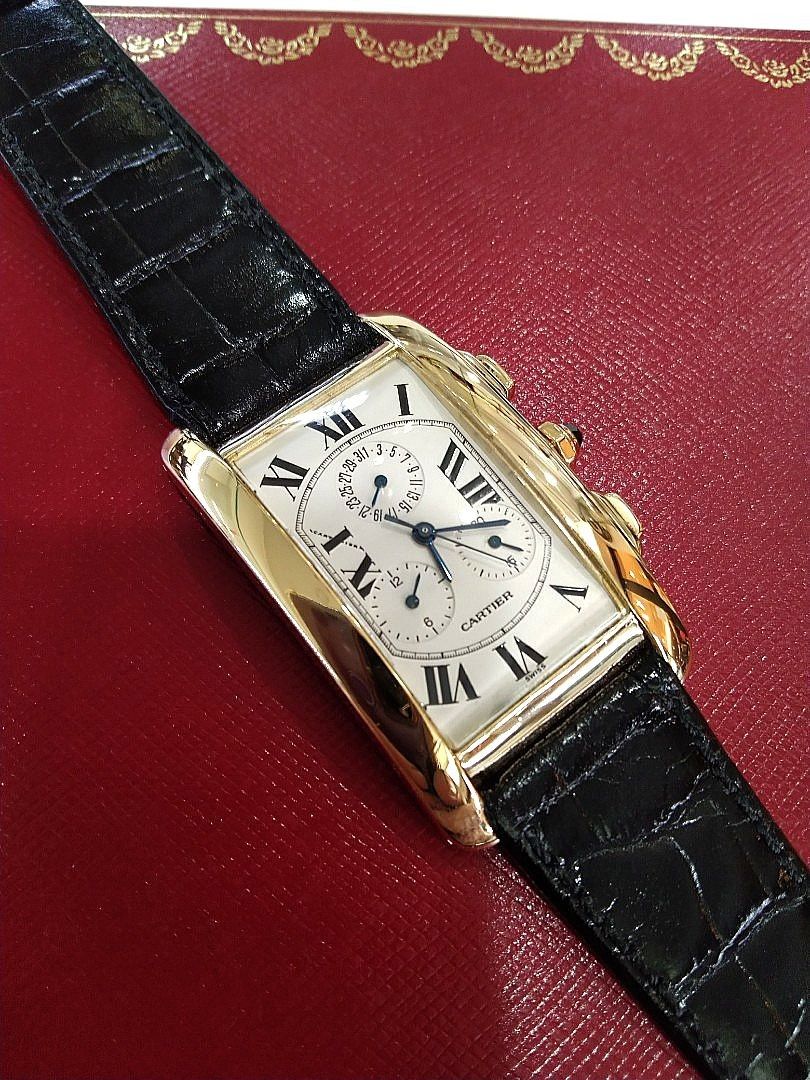 Cartier tank new arrivals chronograph
