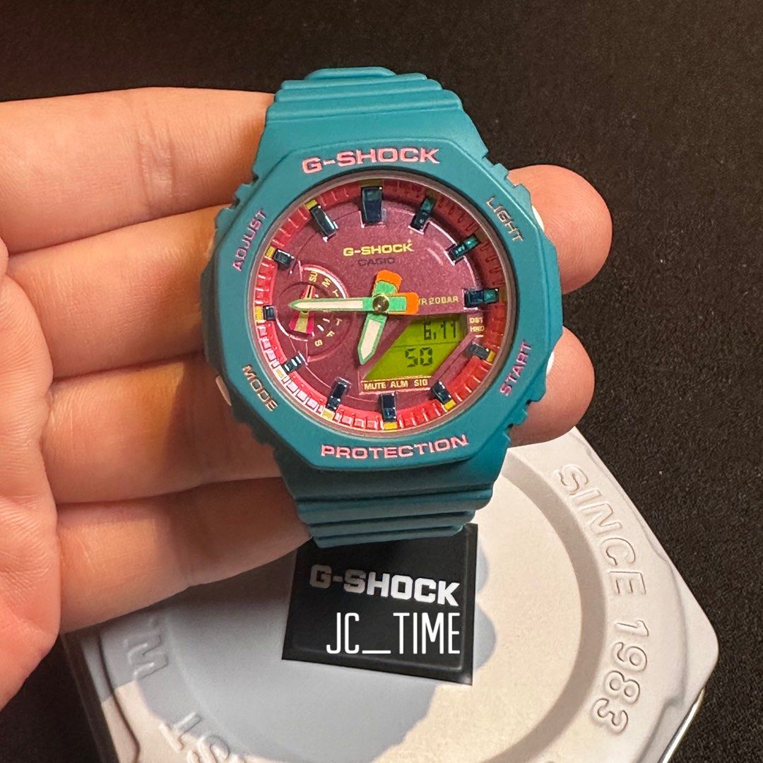 CASIO G SHOCK GMAS2100BS SERIES 100 AUTHENTIC.GMAS2100