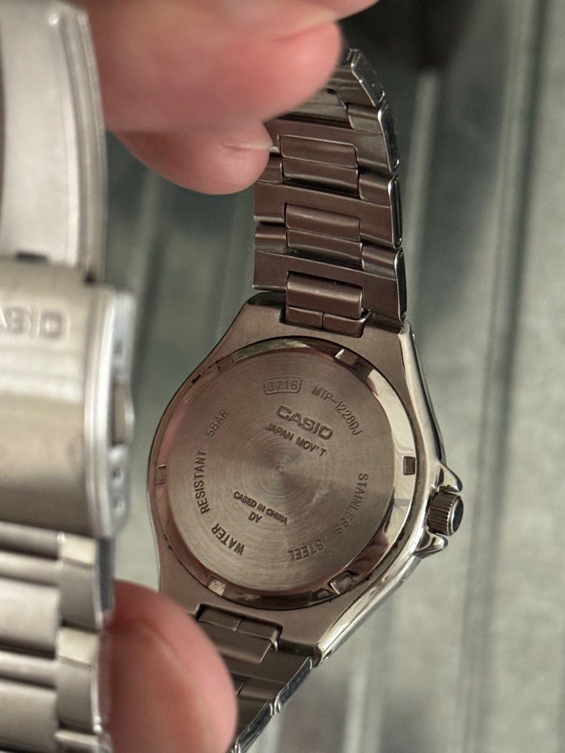 Casio watch MTP 1228DJ Men s Fashion Watches Accessories