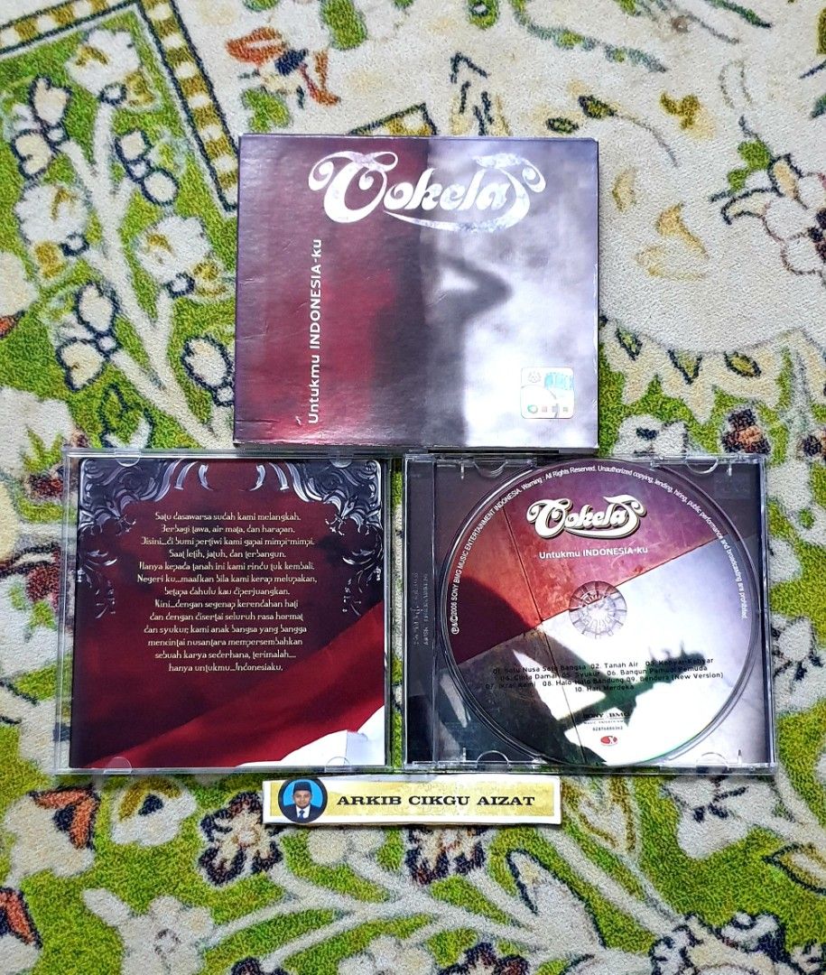 CD COKELAT - UNTUK MU INDONESIA KU (MSIA PRESS), Hobbies & Toys, Music ...