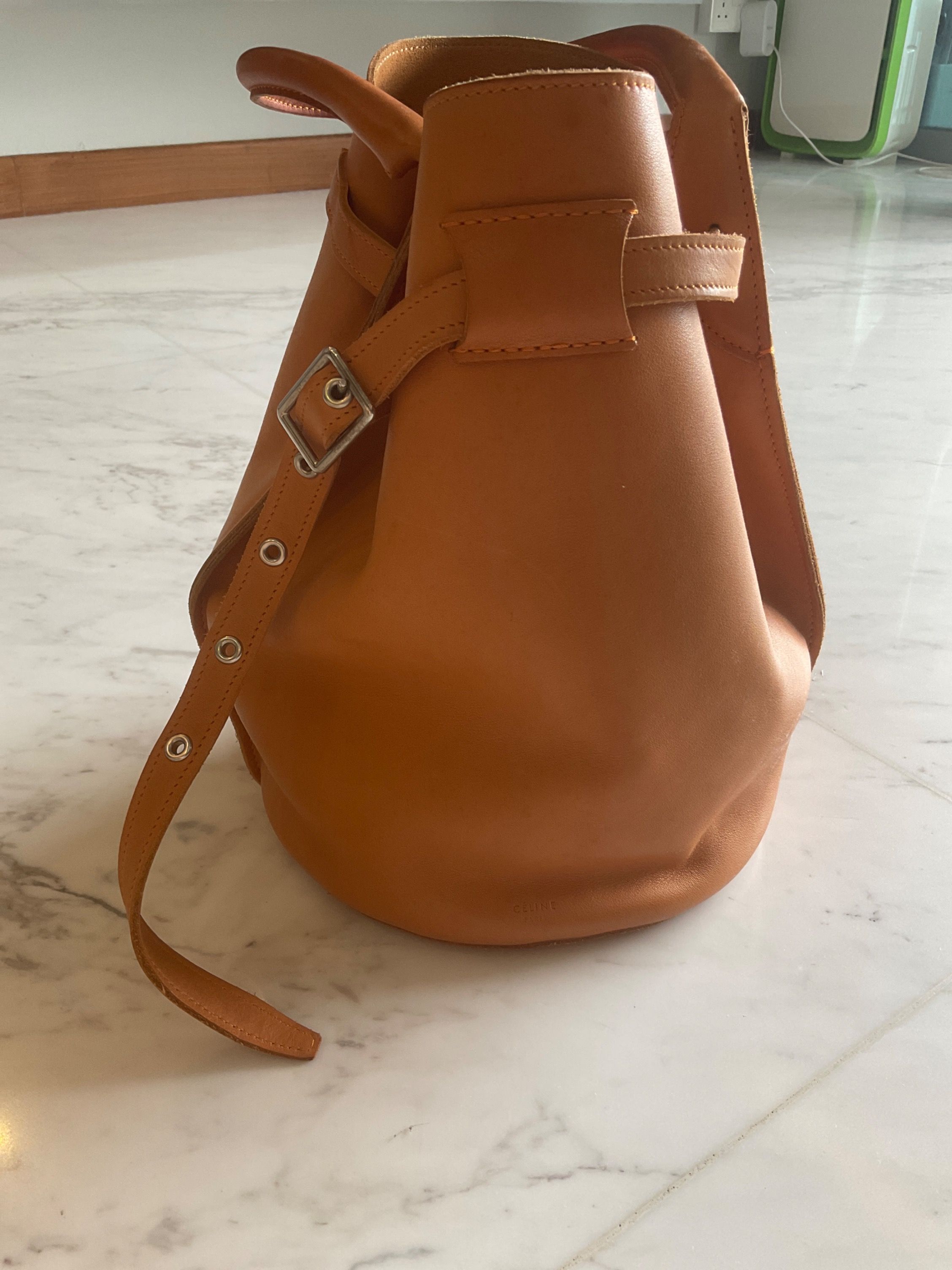 Celine big bag bucket with long strap on sale