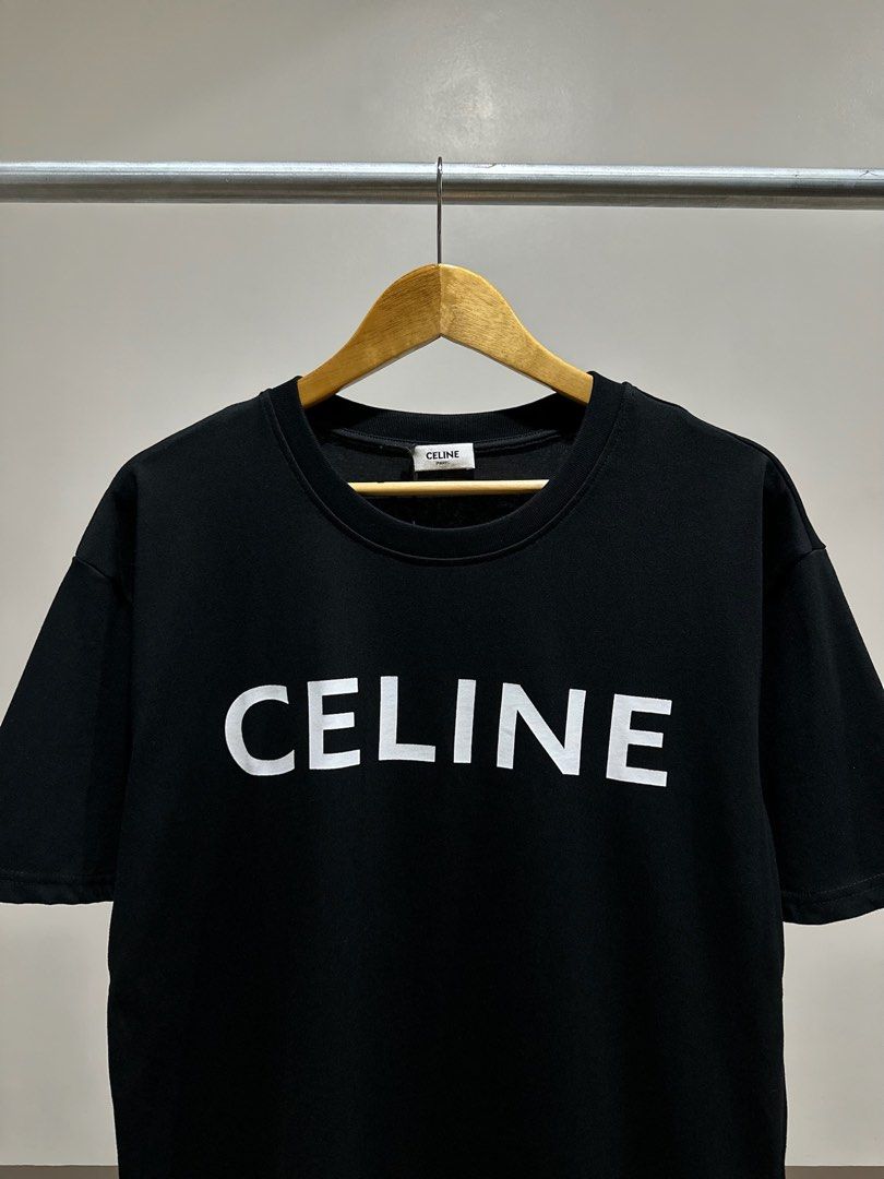 Celine Classic T-Shirt (Black) (Category: Tshirts & Polo Shirts ) located in Antipolo. Submitted by dane.a (Listing ID 1272219629, Image 2). Description: XS (19x28) sold out Small (20x29) Medium (21x30) Large (22x30) soldout Available on hand, same day delivery and returns. Fixed price. No haggling! MOP: Gcash/BDO/SecurityBank.