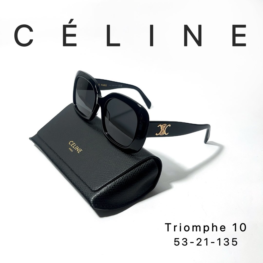 関税・送料込み＊CELINE＊CL40262U TRIOMPHE10 サングラス Celine CL40262U 01A Sunglasses - US