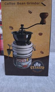 Ceramics Coffee Bean Grinder with Canister Set