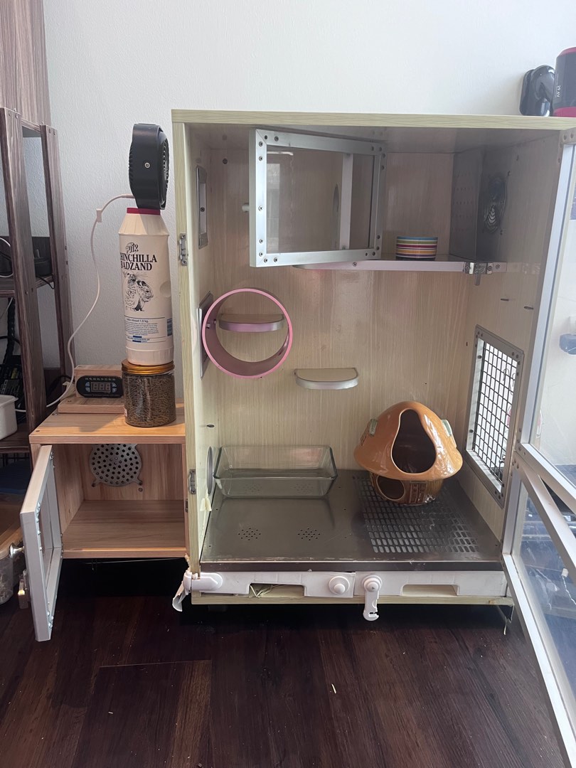 Chinchilla cage with air con, Pet Supplies, Homes & Other Pet