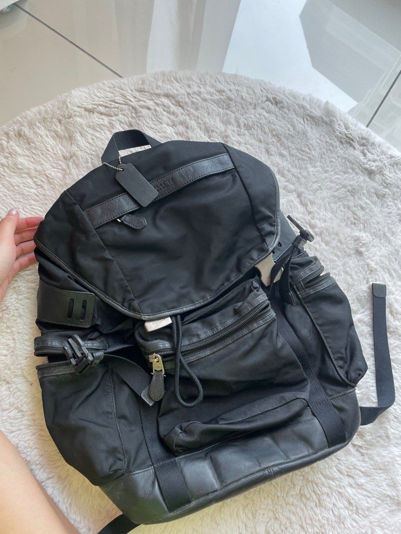 Coach backpack drawstring online