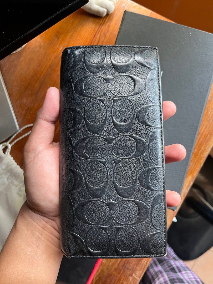 Coach pocket on sale wallet